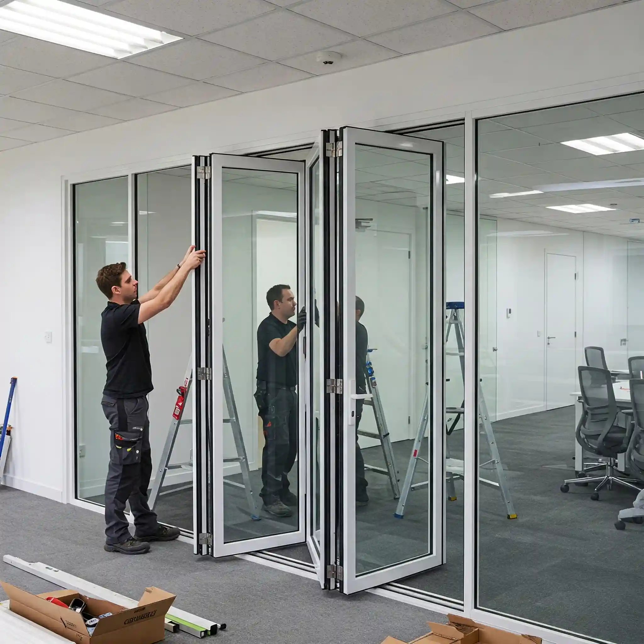 Professional bifold door repair service in Braintree